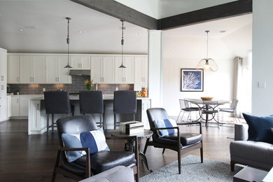 Inspiration for a contemporary living room remodel in Austin