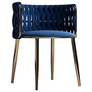 Light Luxury Nordic Single Sofa Chair, Blue