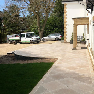 Egyptian Limestone Sinai Pearl paving
