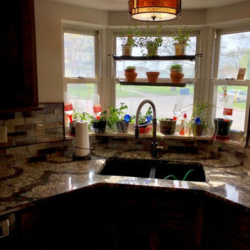 Walcott IA Kitchen Remodel Koch Driftwood Cambria Harlech Kitchenaid