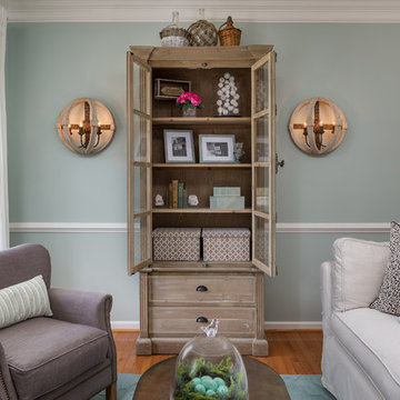 Formal Living with Kid's Work Area