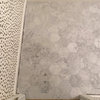 6" Hexagon Honed Carrara White Marble Venato Carrera Bianco Tile, 100 piece