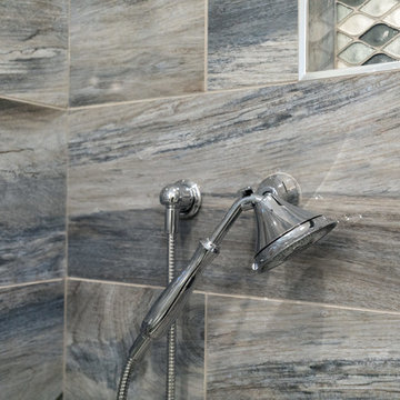 Oakton Transitional Bathroom Remodel