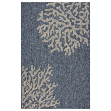 Delicate Reef Area Rug, 5'x7'