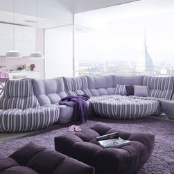 Chateau d'Ax Silhouette 1744 Sectional Sofa | Made in Italy - Sectional Sofas