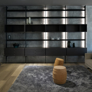 Custom Wall Unit Installation