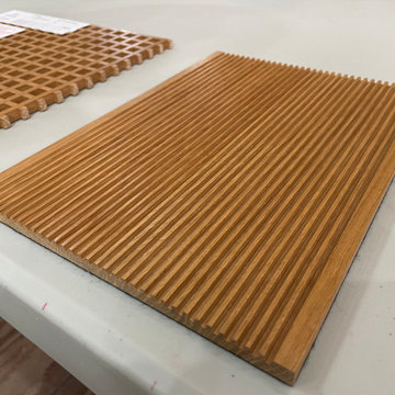 Tambour wall panel sample