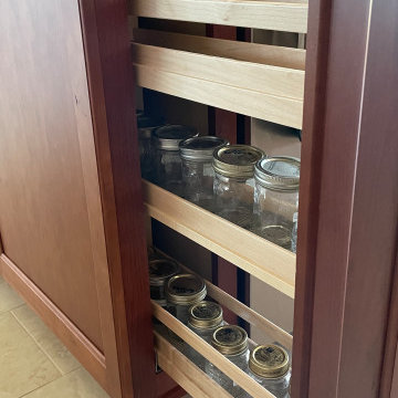 Cherry Cabinet Kitchen Remodel