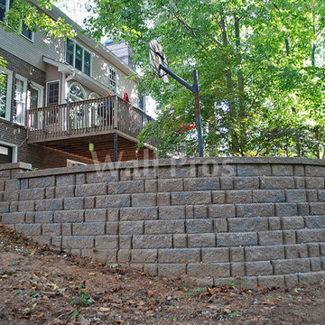 Retaining Wall and Paver Patio in Peachtree Corners