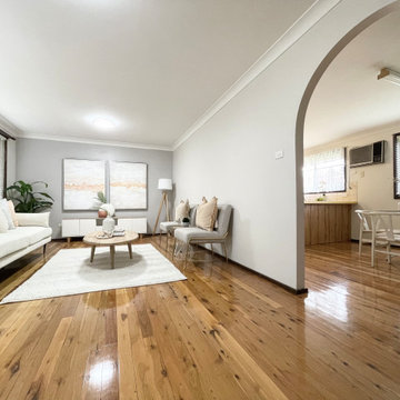 Home Staging // Leumeah NSW // Living Room Styling