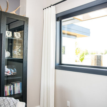 Roller Shades, Cornices and Drapery