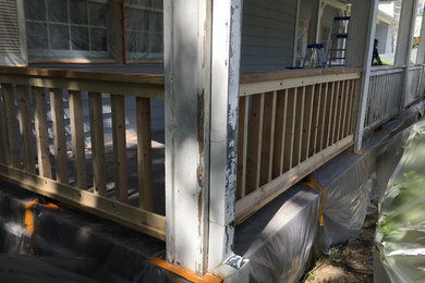 Porch Rail Replacement Project in Los Angeles