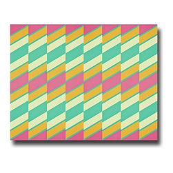Ready2HangArt - "Geometric Study XVII" Canvas Wall Art, Single Panel - Prints And Posters