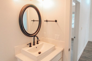 Example of a trendy bathroom design in Other