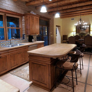 Adobe Houses with Molding Drawer Fronts