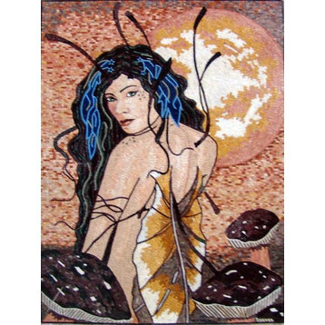 Butterfly Fairy Mosaic Artwork 35"x47"
