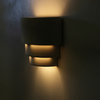 Dara Indoor Wall Light, Bisque Dark Gray