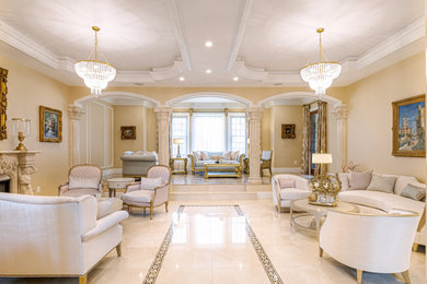 Grand Room in Pastel Colors