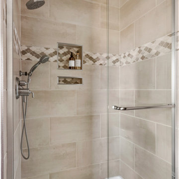 Mocha Mornings Bathroom Remodel | Savage, MN | White Birch Design
