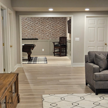 Speakeasy Inspired Basement Remodel Gainesville, VA