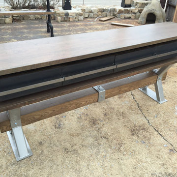 The Industrial Farmhouse Office Credenza or Buffet/Sofa Table