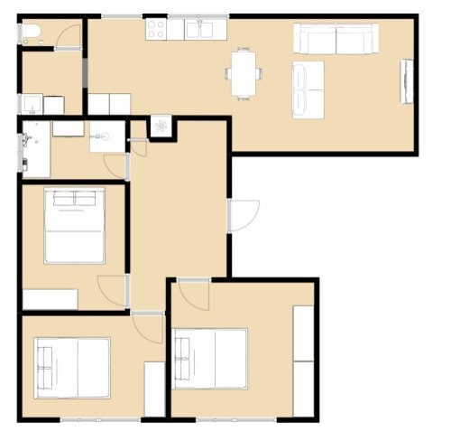 Awkward large corridor floorplan advice Houzz AU