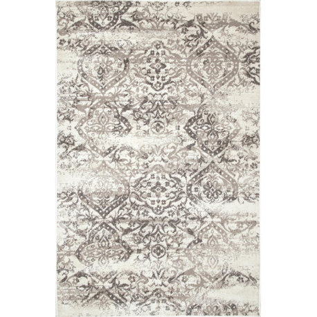 Nuloom Freja Transitional Vintage Area Rug, Grey 2'x3'