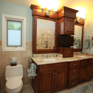 Contemporary Bathroom Remodel in Naperville, IL
