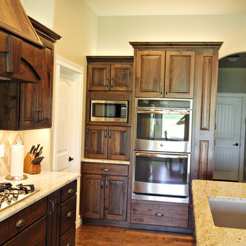 Knotty Walnut & Knotty Alder Custom Kitchen