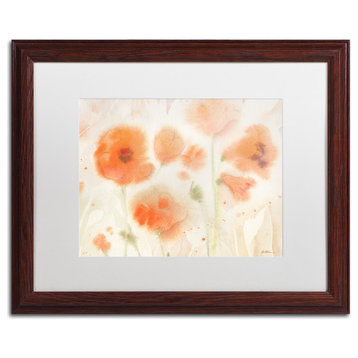 Sheila Golden 'Orange Tones' Framed Art, Wood Frame, 16"x20", White Matte