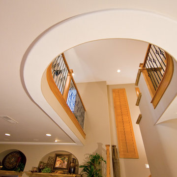 Ladera Ranch - Curved Railing Loft Addition