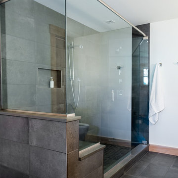 Piseco Lake Residence- Bathroom Shower