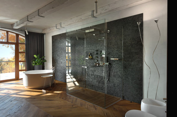 Современный Ванная комната by BARABAN plus