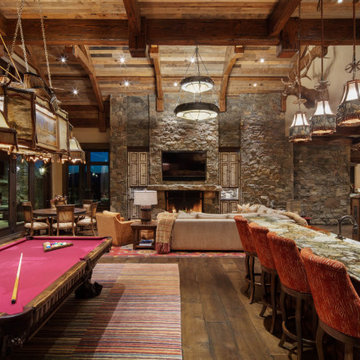 Rustic Elegance in Wolf Creek Ranch, Utah by Cameo Homes Inc.