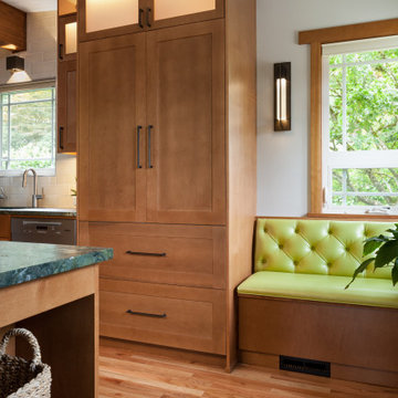 Custom Kitchen Pantry and Bench