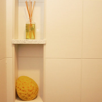 "Shades of Grey" Contemporary Guest Bath