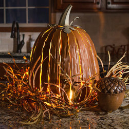 Desert Steel Pumpkin Luminary - Products