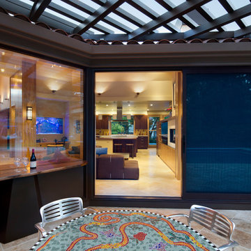 Sliding Glass Barn Doors Keep Space Spacious, Open & Inclusive