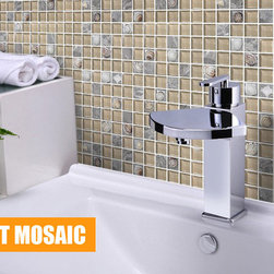 New design glass tile-- nature shell in the chips - Products