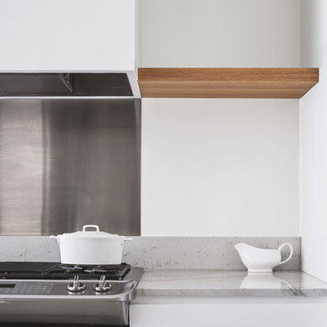 Kitchen Exhaust Hood & Shelf Detail