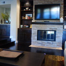 family room/kitchen