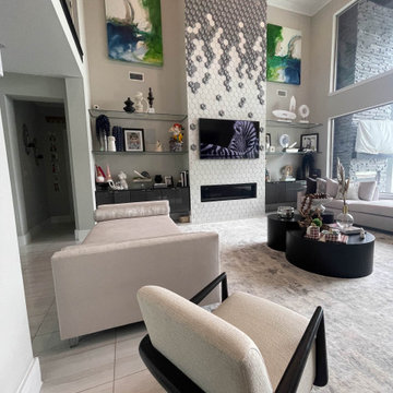 Transitional Living Room