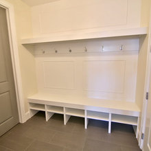 Coat Storage/Shoes at Garage Door