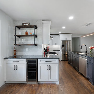 Kitchen Remodel Done With New Cabinets and a New Island