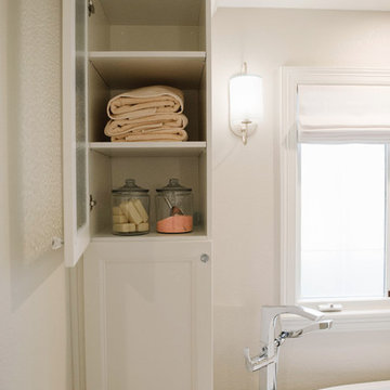 Clean and Tranquil Master Bathroom
