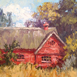'Sk&aring;ne Barn' Original Oil Painting by Erin Dertner - Paintings