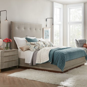 Hooker Furniture Bedroom Pacifica King Upholstered Bed
