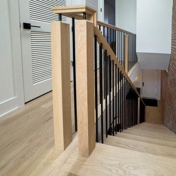 Project #145 | Modern Staircase Renovation in Victorian Townhouse