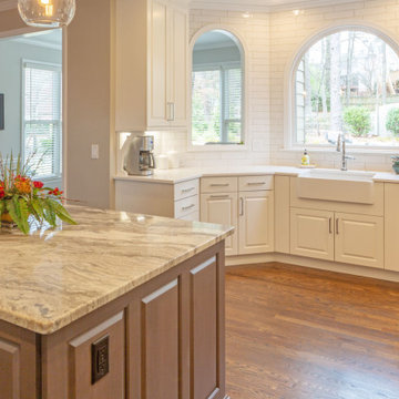 Alpharetta Transitional White Kitchen