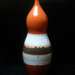 Chinese Modern Porcelain Narrow Neck Vase - Vases